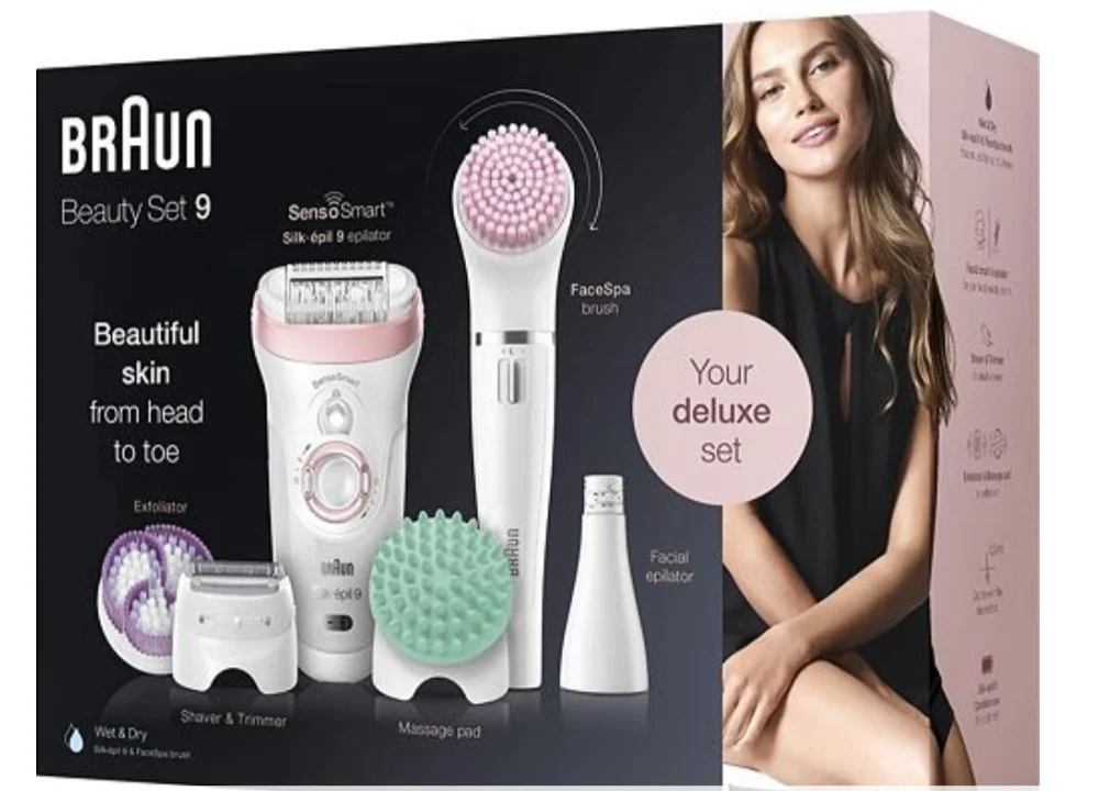 Braun9985 шелк эпил 9 Sensosmart Teknoloji Islak Ve Kuru epilve G zellik Seti 8|Покрытие воском| |