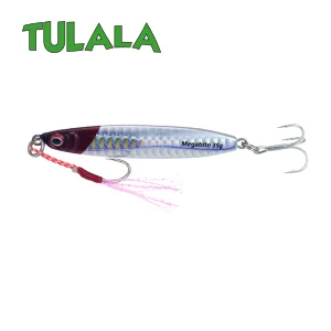 Red Head Silver Tulala Металл литой 35 г джиг ложка Shore отсадка литья свинцовая Рыбная Морская рыбалка на щуку Приманка снасти вобберы жесткие приманки - Цвет: Red Head Silver