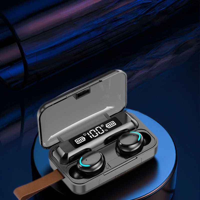 TWS-наушники F9 водонепроницаемые с микрофоном и поддержкой Bluetooth 2022 |