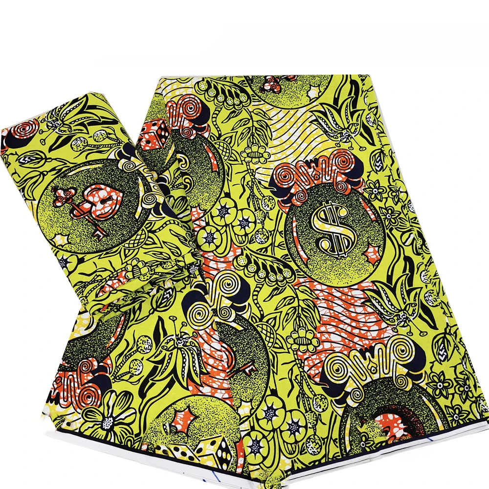 

Новое поступление, оригинальный воск для Африканской печати, 100% хлопок, африканская ткань для воска Анкары