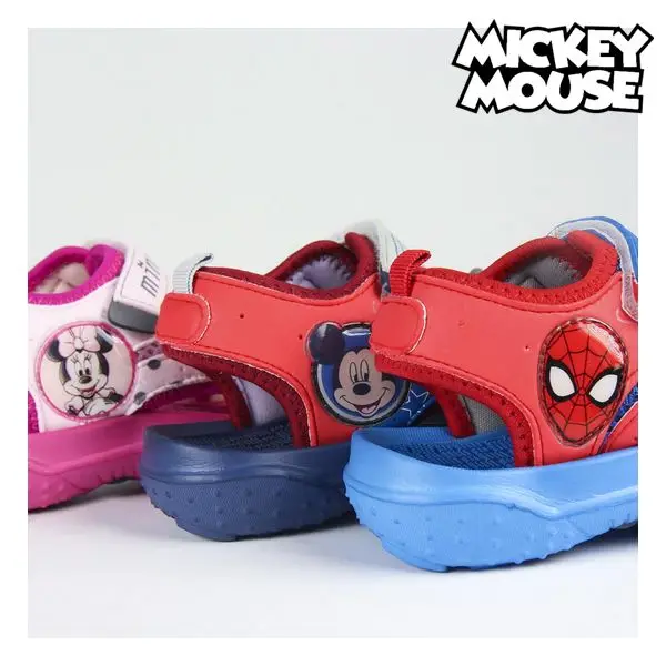 Детские сандалии с Микки Маусом темно синий и красный цвета 74319| |