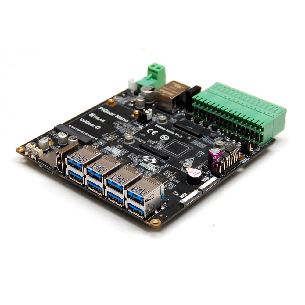 PIGEAR NANO: NANO-ITX RASPBERRY PI компьютерный модуль 4 переносная плата |