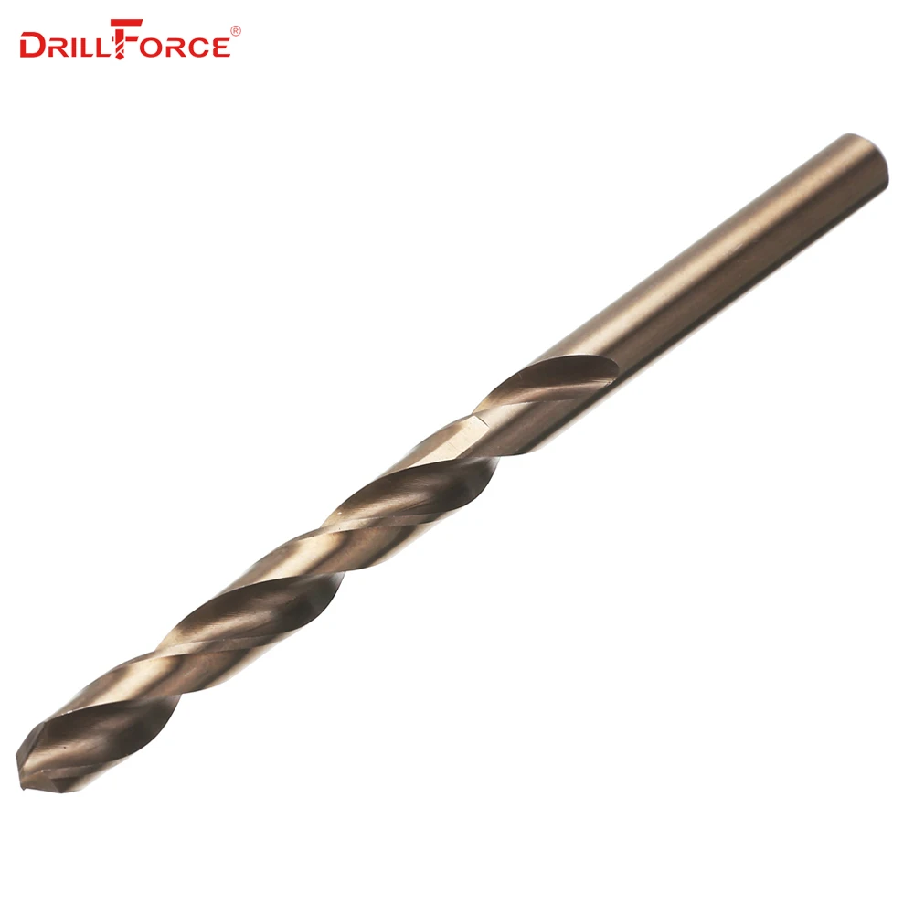 Сверло из кобальта DRILLFORCE 13/19/25 шт. HSS M35 набор сверл нержавеющей стали для