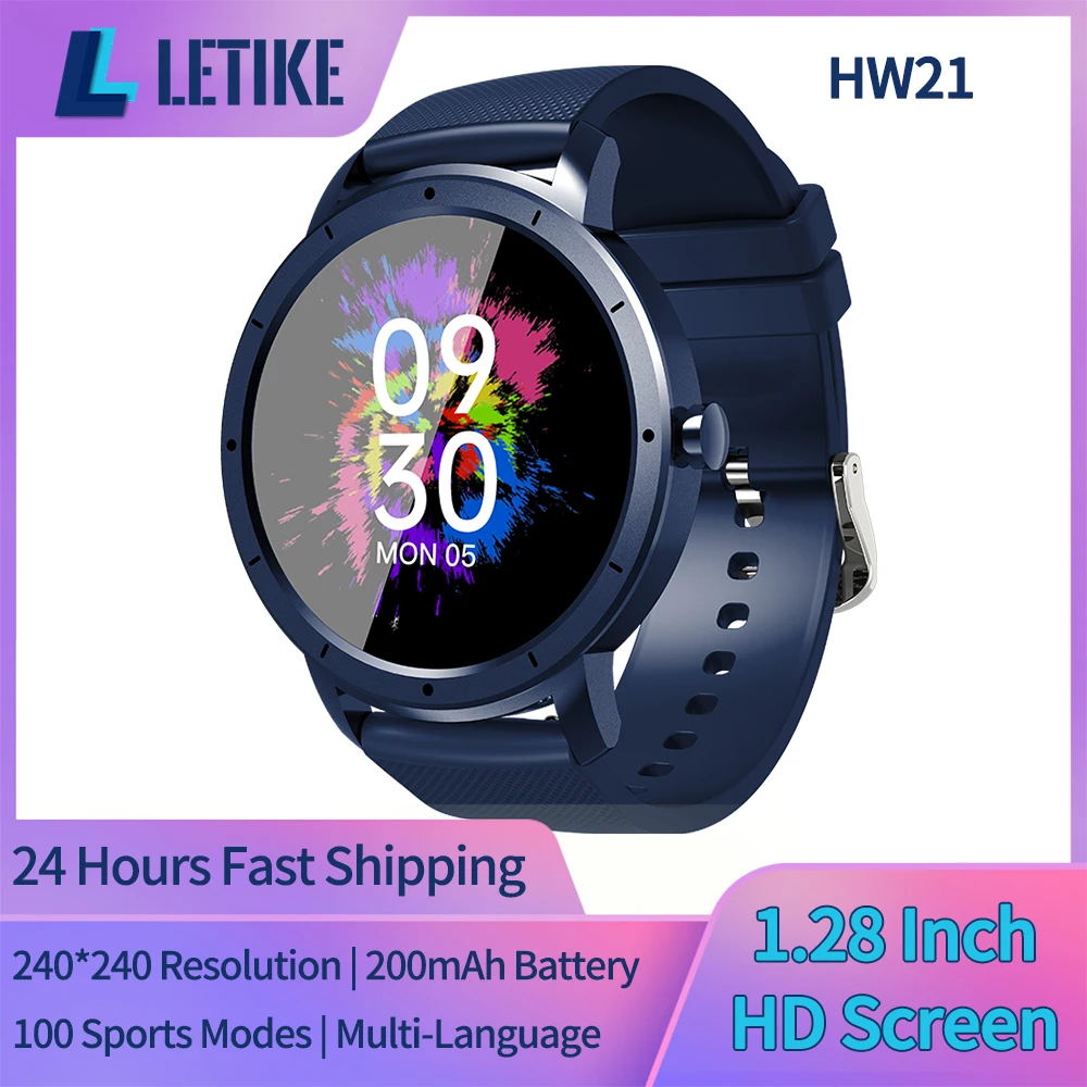 

Смарт-часы LETIKE HW21 мужские, 1,28 дюйма, 240*240, 200 мАч