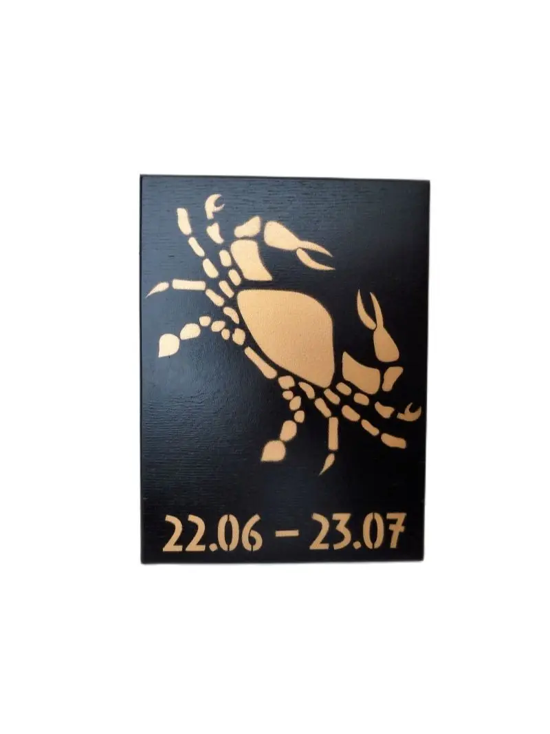 Ключница знак зодиака рак cancer настольная держатель для часов в стиле лофт |