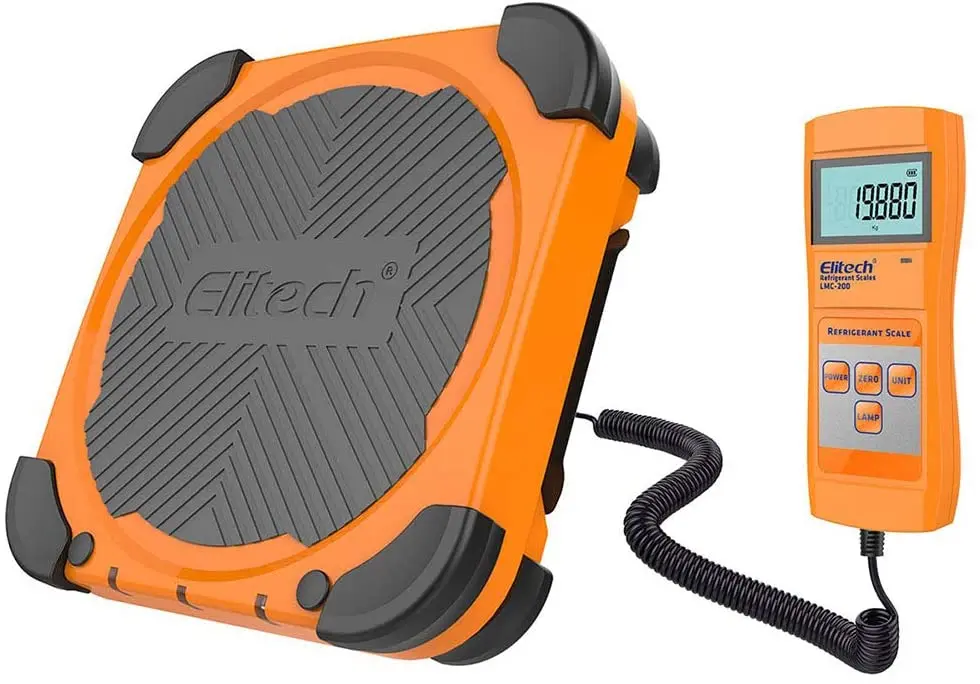 Elitech LMC 200 электронный хладагент зарядки Вес восстановления весы проводной пульт
