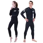 SLINX 3 мм флисовая подкладка неопреновый гидрокостюм с принтом куртки для подводного плавания штаны для мужчин и женщин зимнее теплое подводное плавание