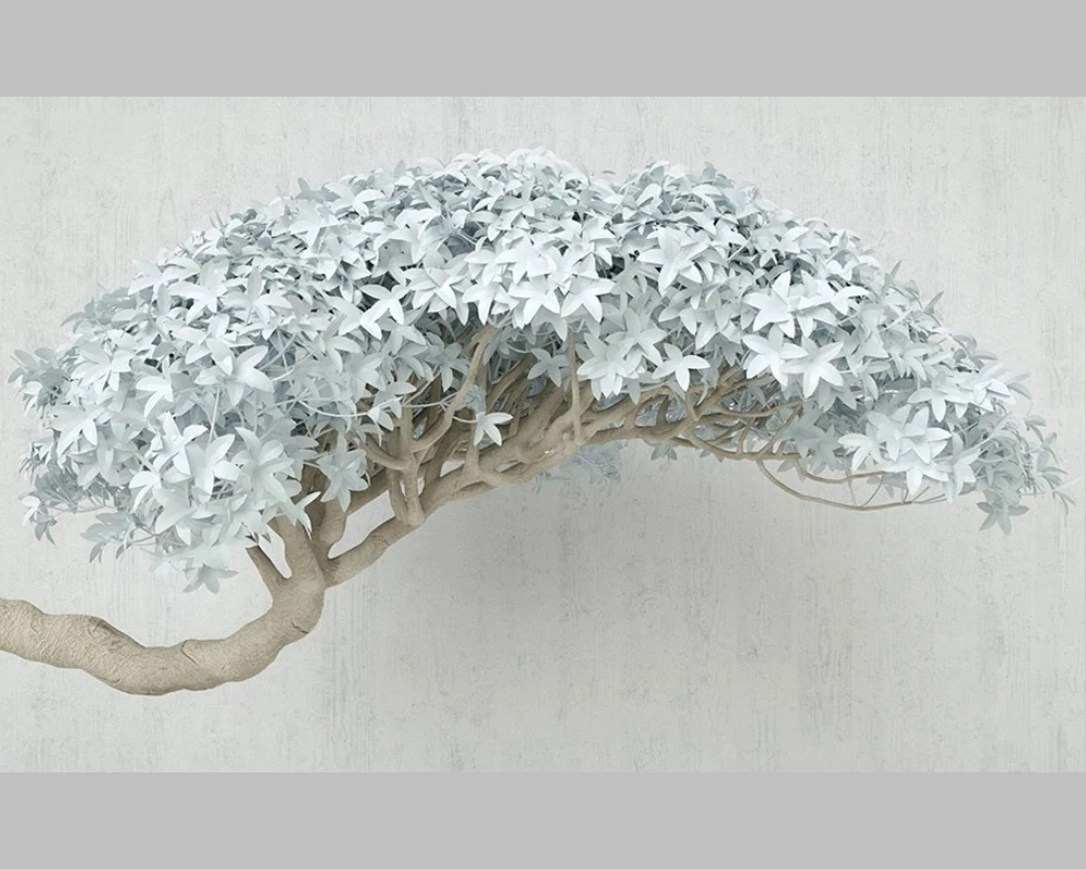 3D фотообои. Дерево. Скандинавский стиль. Любой размер. Быстрая доставка по России.