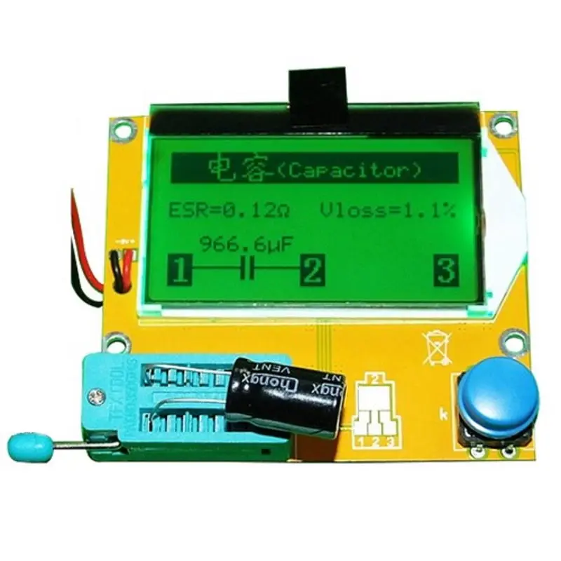 LCR T4 Mega328 Тестер радиодеталей. Цифровой тестер для проверки и измерения