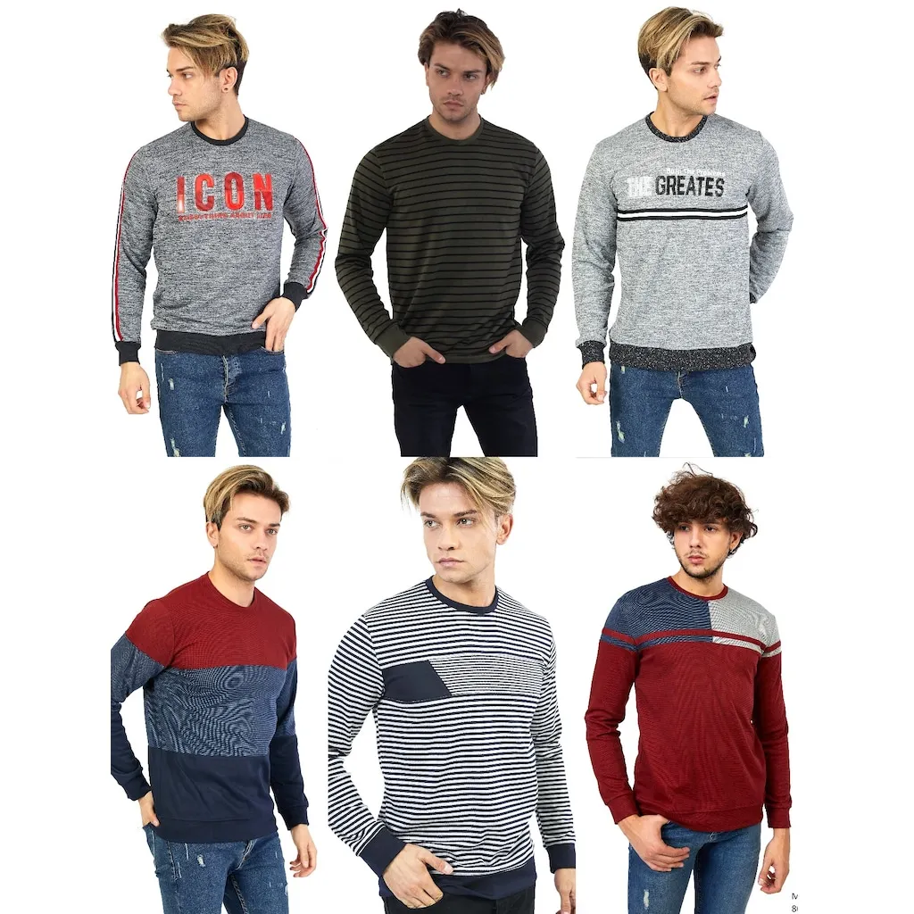 С О образным вырезом кофта|Мужские толстовки и свитшоты| |