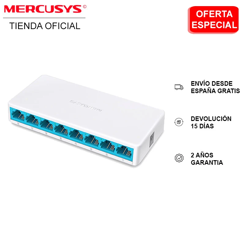 Коммутатор Merusys MS105 многопортовый для быстрой локальной сети USB 2 0 5 портов 10/100