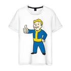 Мужская футболка хлопок Мальчик из Fallout