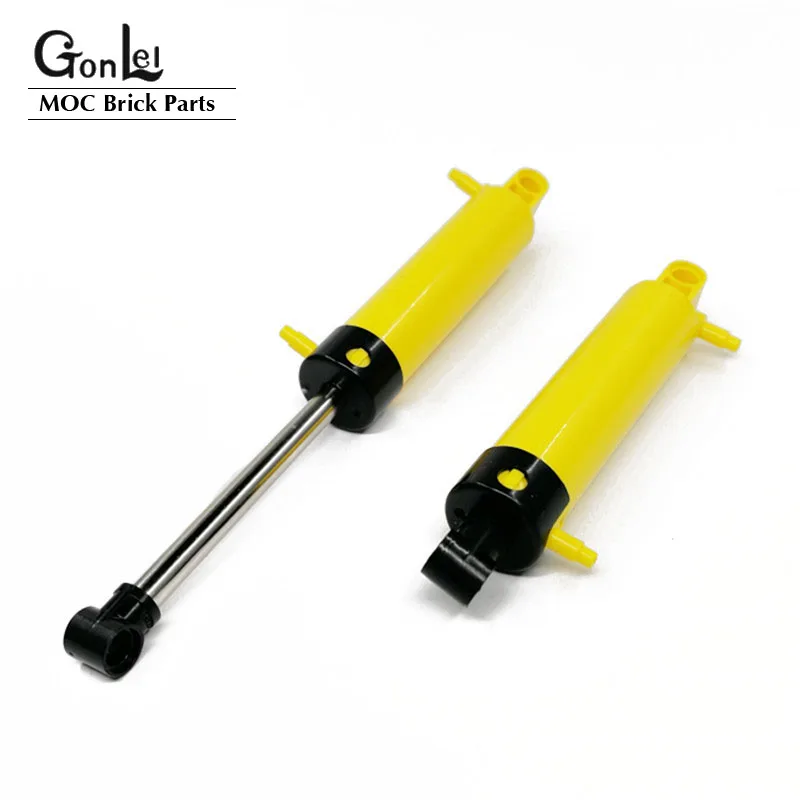 

High-Tech Pneumatics Pump Parts 19478 V2 Pneumatic Cylinder 2x11 MOC Building Block Bricks 19467c01 DIY Educational Kids Toys