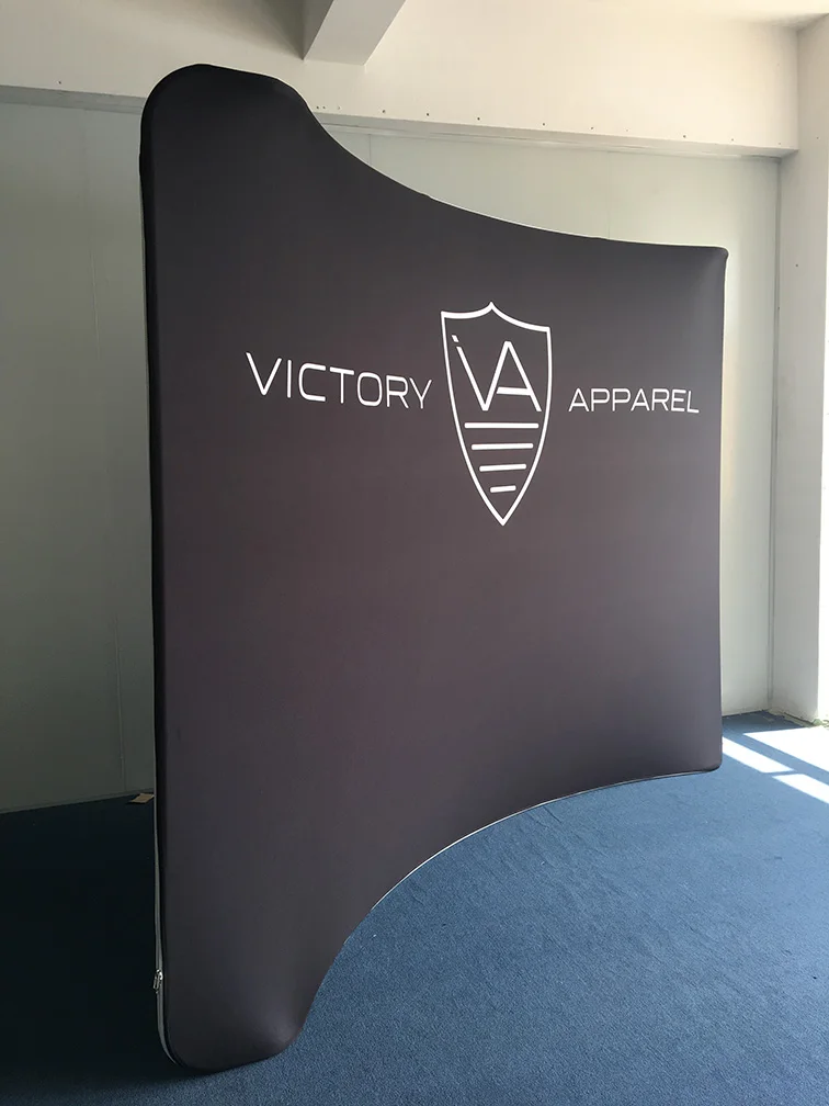 Оптовая торговля алюминиевый Натяжной ткани рекламы портативный выставочный