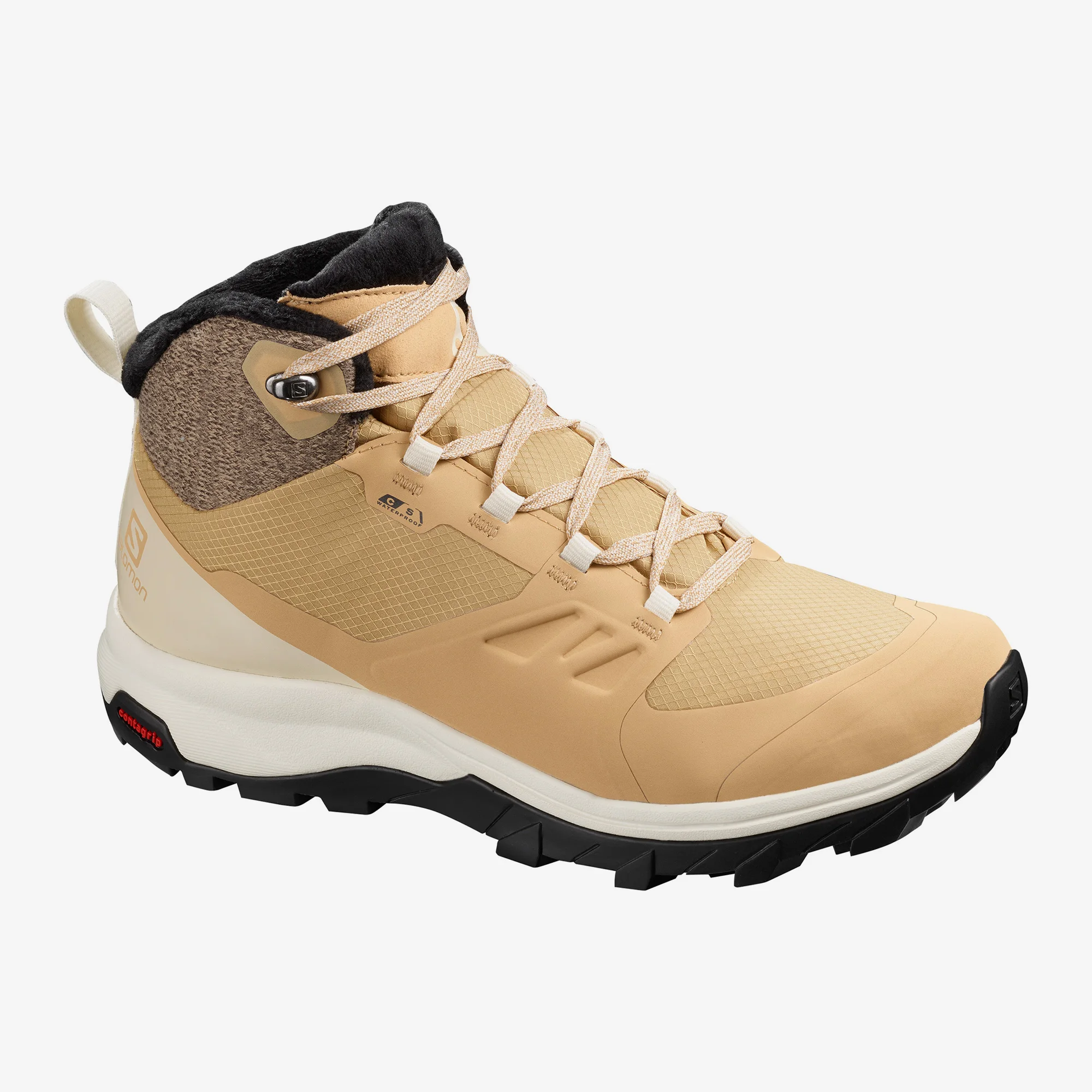 Ботинки Salomon OUTsnap CSWP W Taos Taupe/Vanill (6.5) | Спорт и развлечения