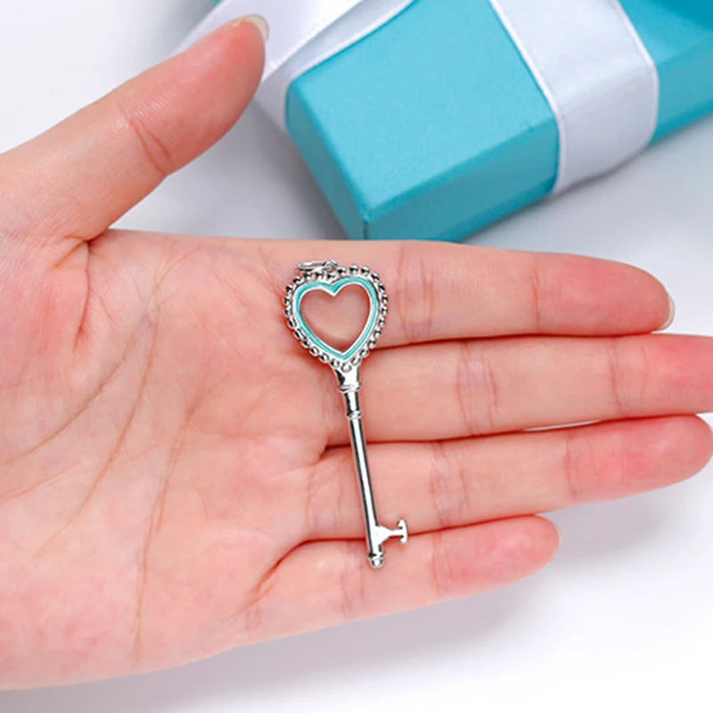 Подвеска для ключей ожерелье ювелирное изделие женщин любовная цепочка бусина