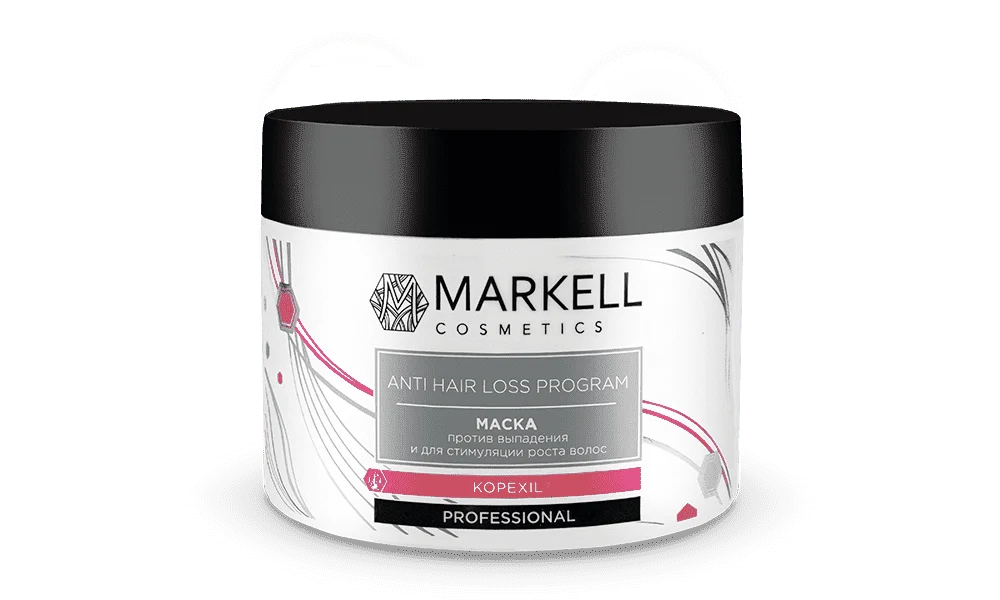 Косметический набор для волос против выпадения Anti Hair Loss Program MARKELL (шампунь бальзам