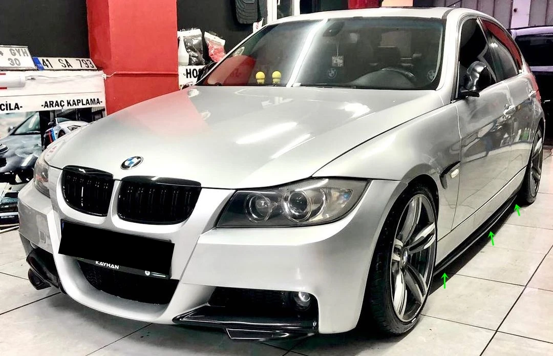 Насадка на пороги для Bmw 3 серии E90 2004-2012 автомобильный Стайлинг универсальный