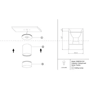 Ceiling Light maytoni c008cw-01w lamp Chandeliers Lights Indoor Lighting | Освещение