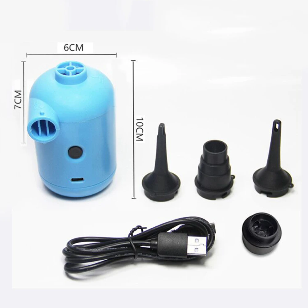 Надувает/сдувает дизайн Портативный USB Электрический воздушный насос матрас