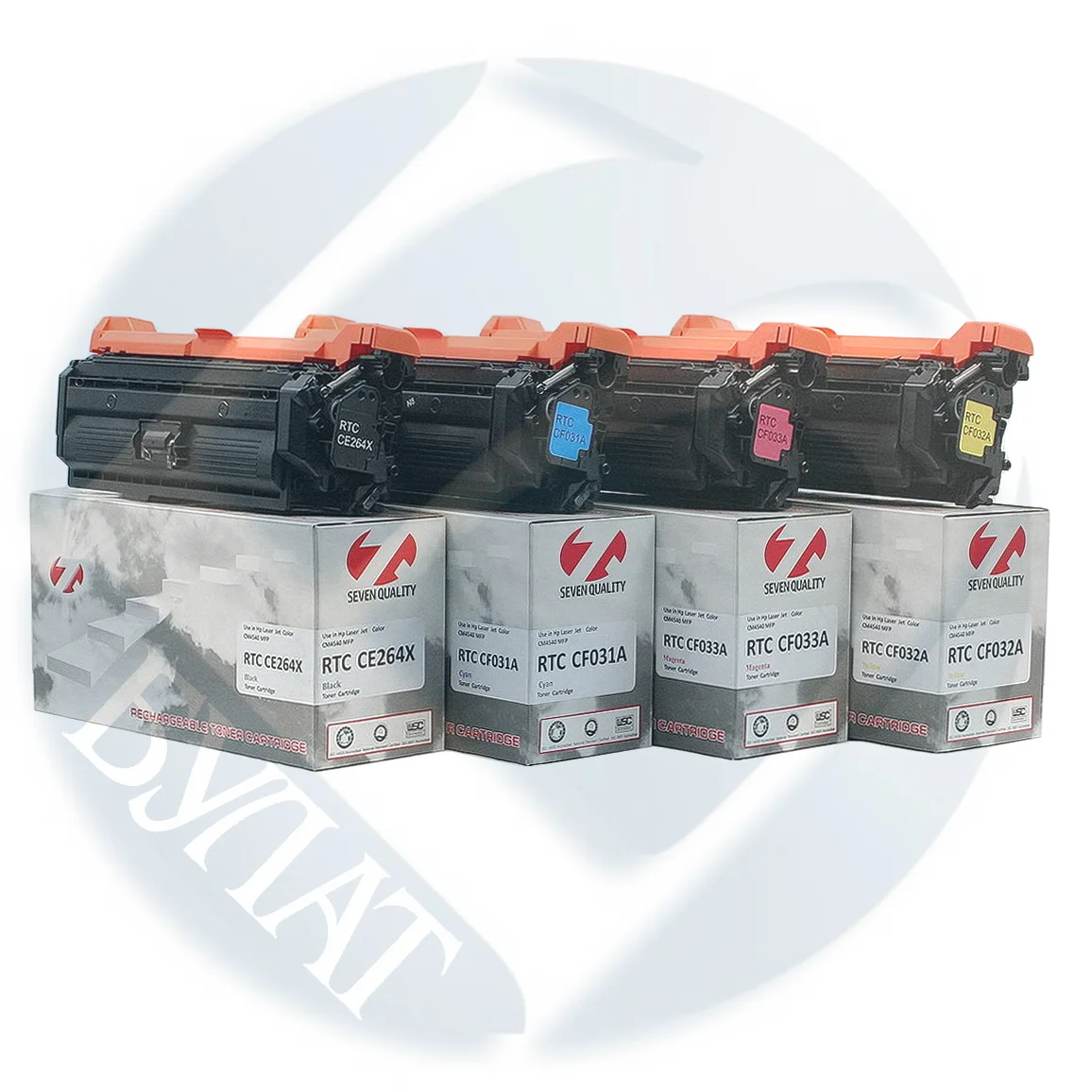 CE264X Тонер картридж для HP Color LJ CM4540 CE 264X Black (17k). 7Q (R) BFHPLJ4540010|Картриджи с тонером| |