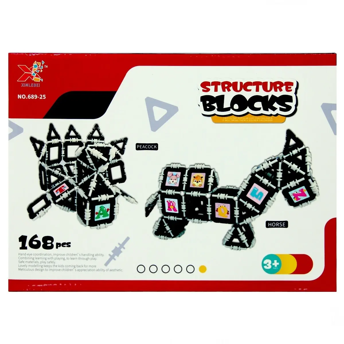 

Structure of Blocks 3D Puzzle Building and Design Blocks 168 250 326 Play Game Home Pieces Montessori Child Development Education