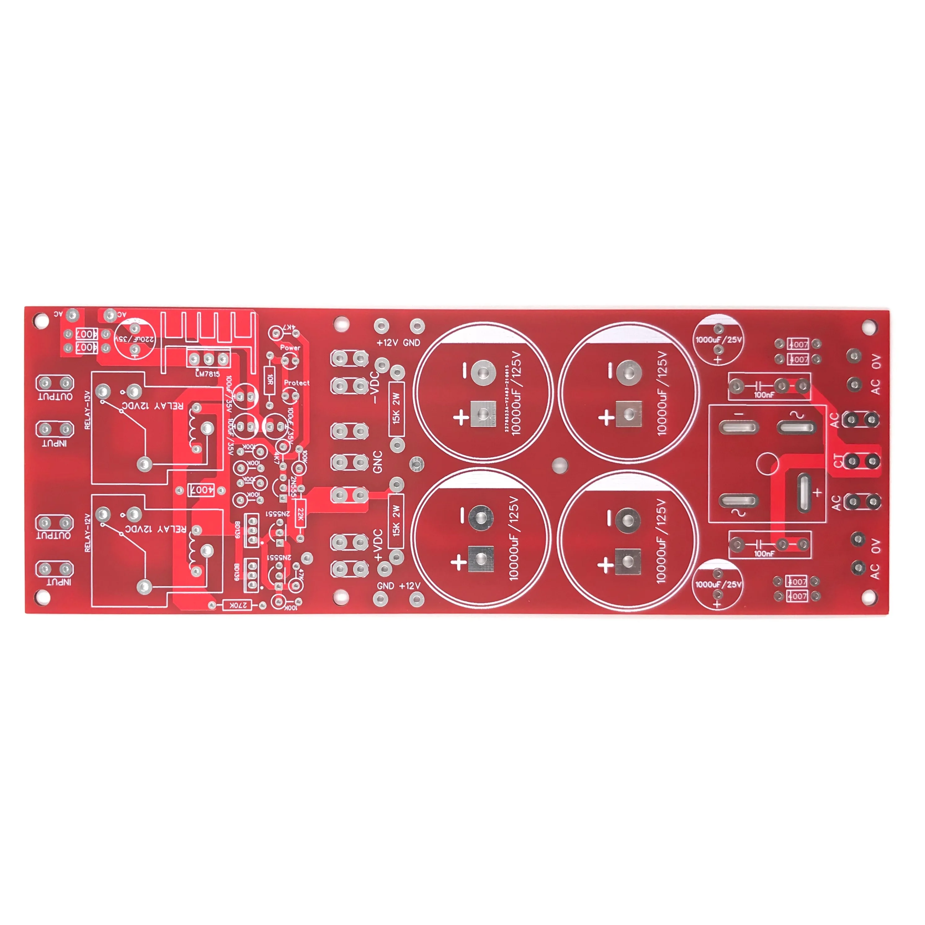 

Защита динамика и блок питания с мягким стартом печатная плата PCB симметричный Регулируемый блок питания для управления яркостью