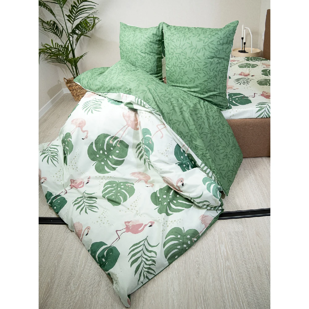 Комплект постельного белья Поплин 100% Хлопок Двуспальный Евро Nature &amp Cotton Арт.1