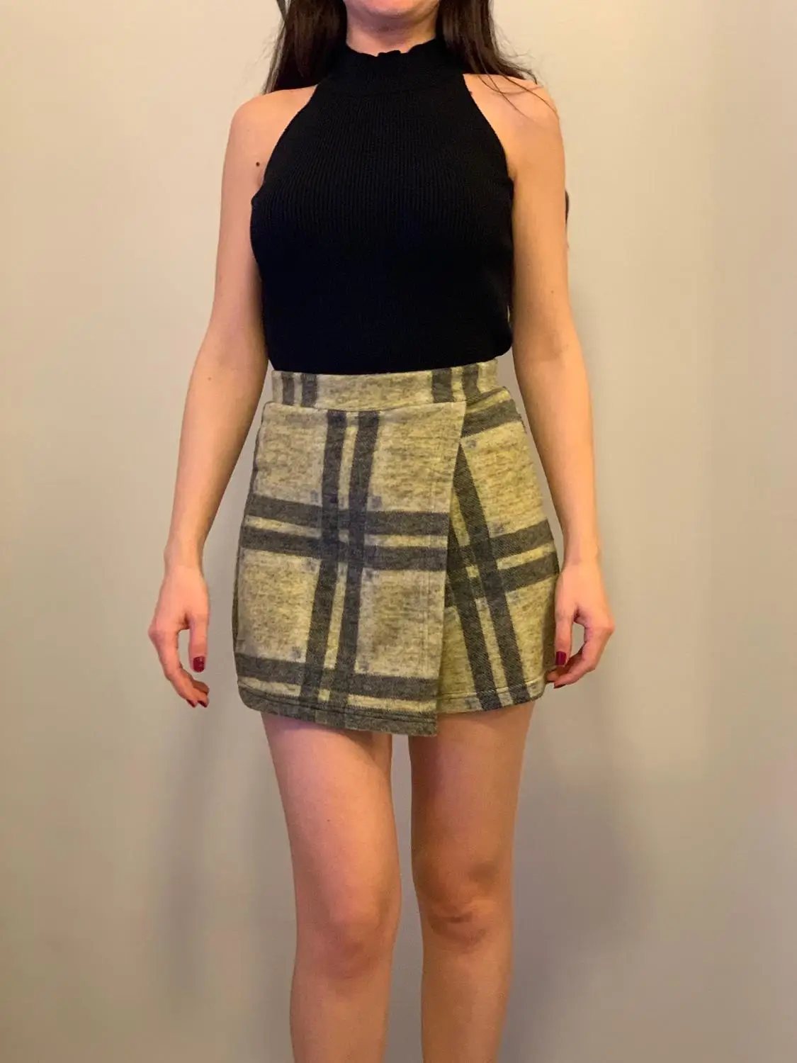 

Plaid Mini Shorts women clothing women dress Turkish clothes for woman-