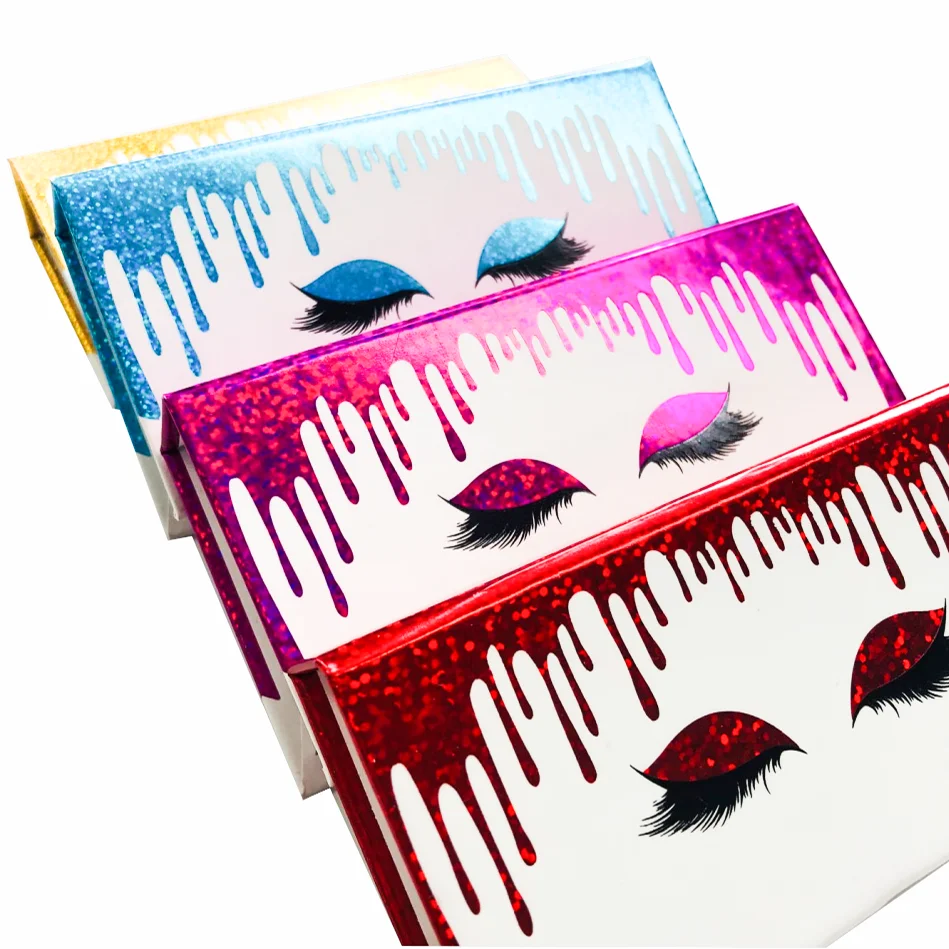 

Shegoal Eyelash Box 8-25mm Mink Lashes Empty Boxes Free Clear Tray Magnetic Eyelashes Packaging Wholesale Eyelash Empty Box
