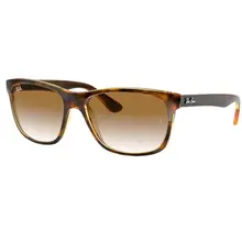 Rayban 4181 710/51 57 Wayfarer Model Sunglasses Brown Frame Brown Gradient Lenses High Quality Visio