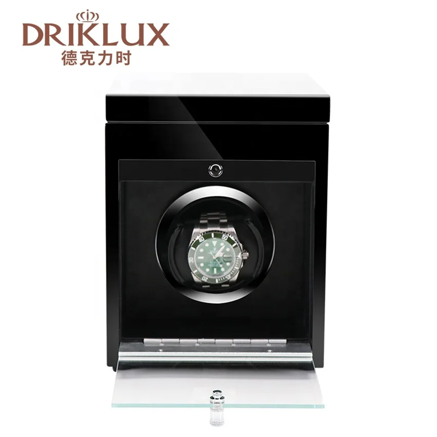 Высококачественная деревянная коробка для часов Driklux намотки с высоким блеском