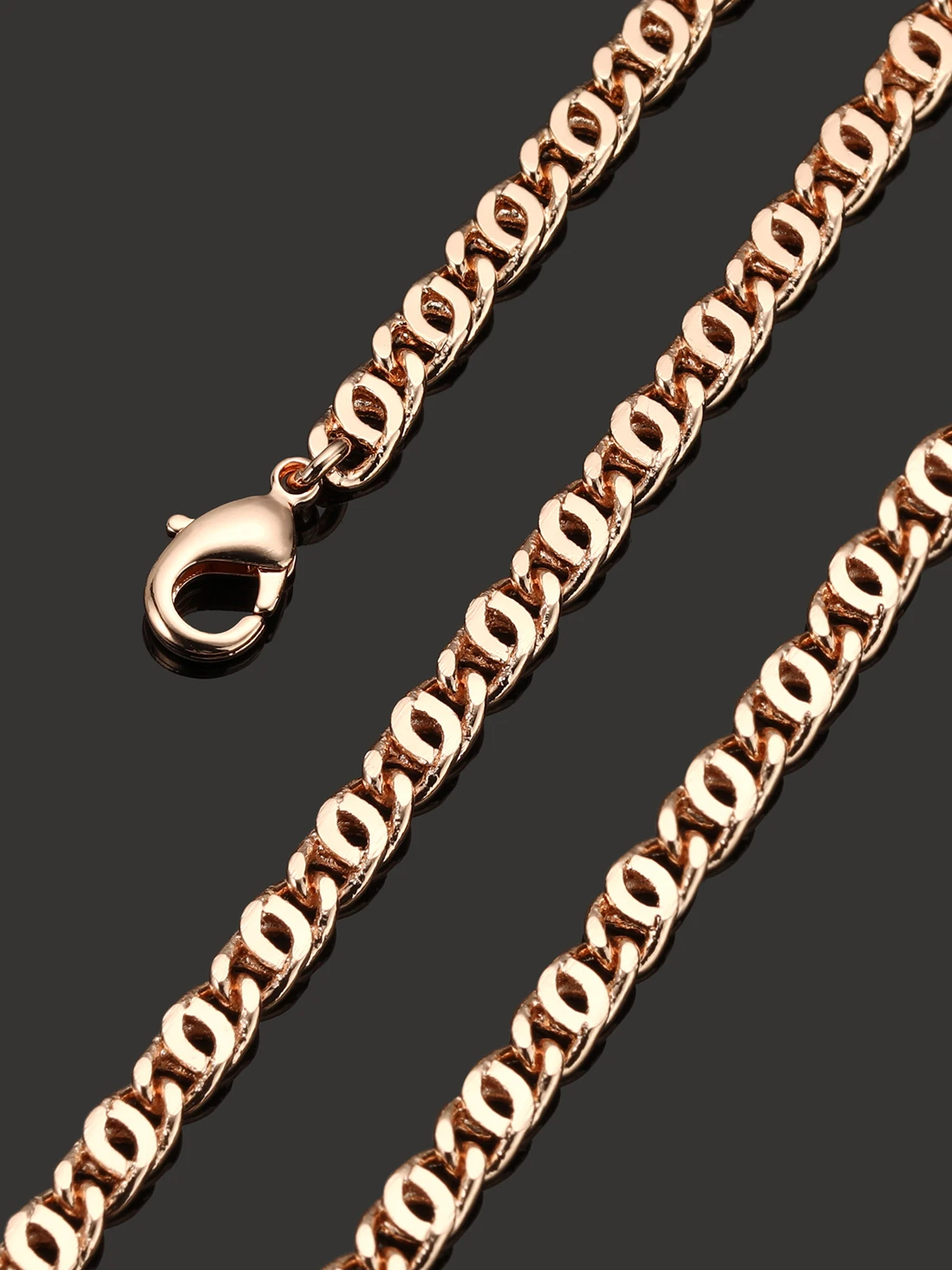 Стильная цепочка на шею Плетение царь Под золото Для мужчин и женщин Модная