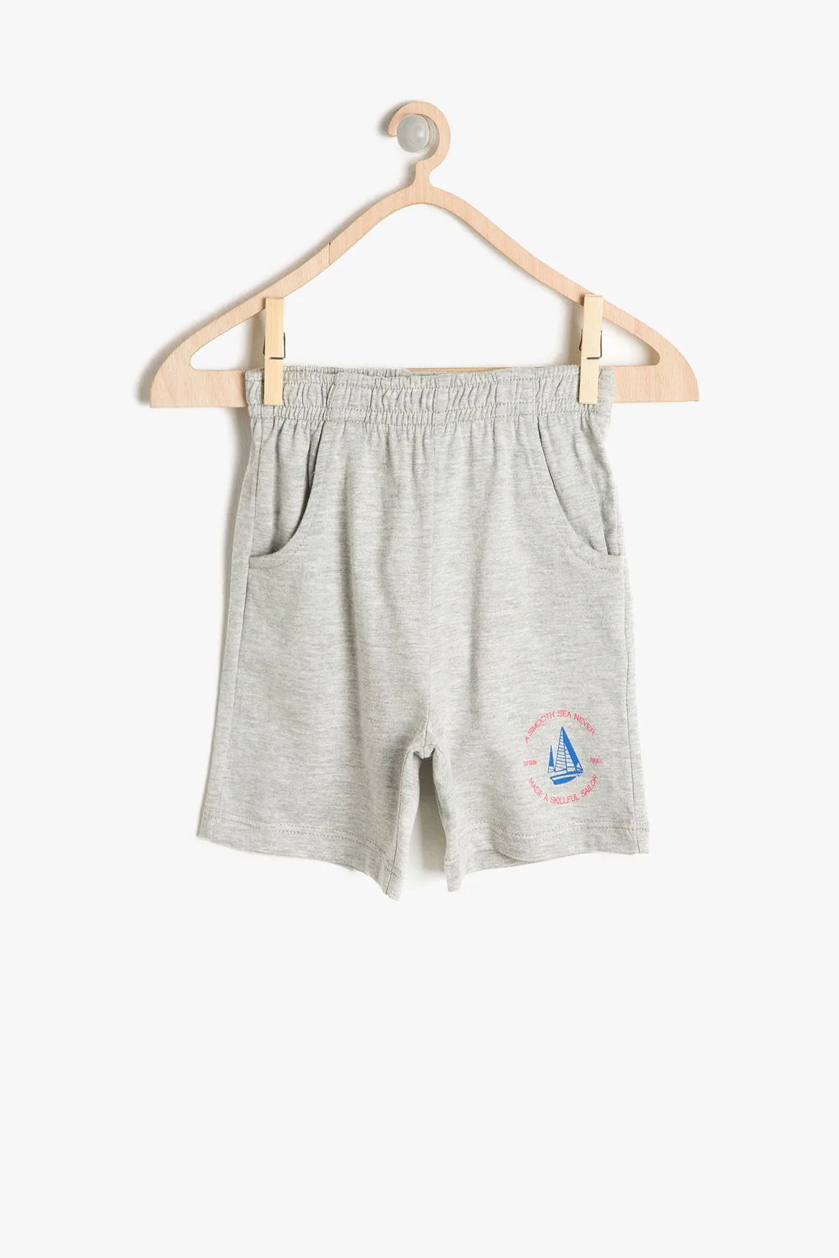 Детские серые шорты Koton для маленьких мальчиков | Мужская одежда