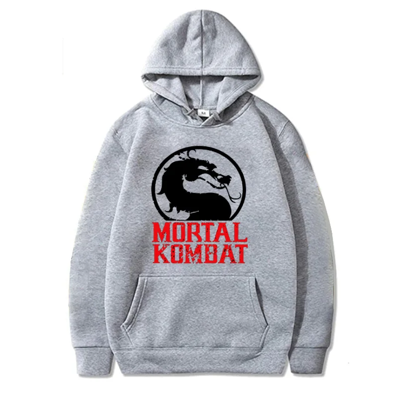 2021 Mortal Kombat Print Hoodie Long Sleeve Hooded Sweatshirt for Women