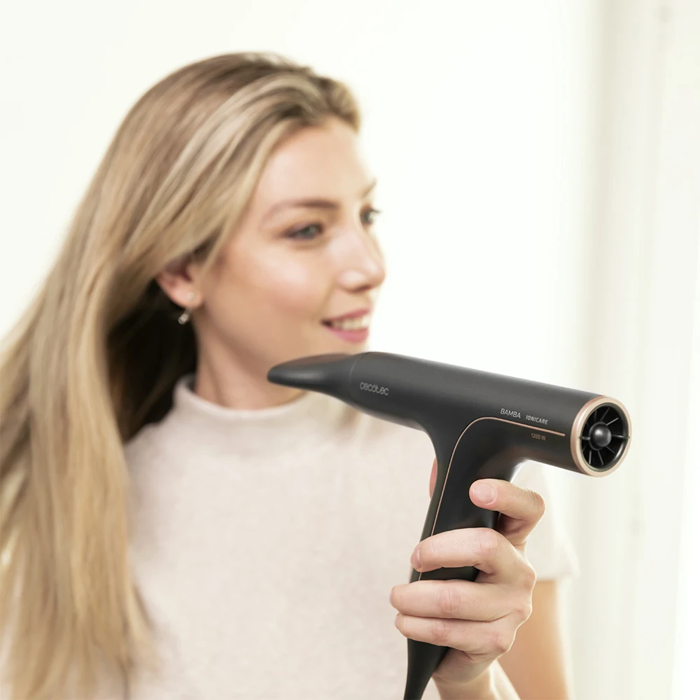 Cecotec фен для волос бэмба ионикар 6000 RockStar Soft. Низкое энергопотребление 1200 Вт