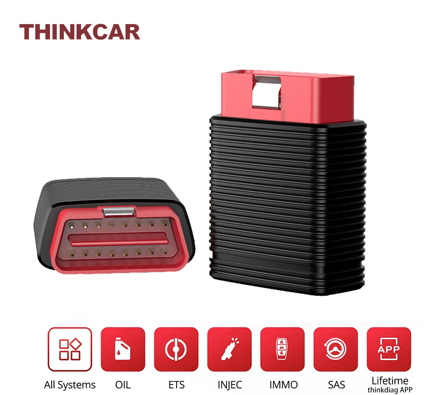 Диагностический сканер THINKCAR 2 OBD2 Bluetooth-устройство для диагностики iOS и Android с 5