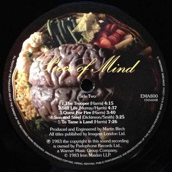 Iron Maiden / Piece Of Mind (LP)|Проигрыватели DVD| |