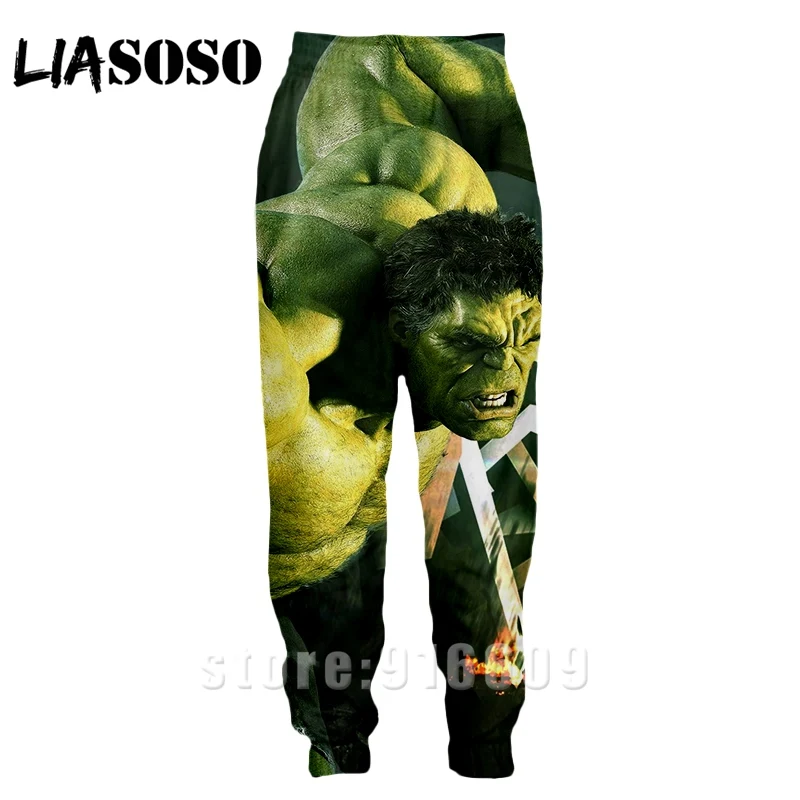 12 3d принт для мужчин и женщин Полная длина jogger дети Sweatpant зимние брюки с логотипом Халк Аниме Мстители повседневные забавные Топ спортивные брюки A368 - Цвет: 12