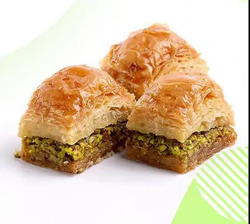 

SPECIAL BAKLAVA WITH FABULOUS TASTE AND AMAZING AROMA WITH LOTS OF INGREDIENTS AND WITH SPECIAL Pistachio Butter 1 KG FREE SHIPP
