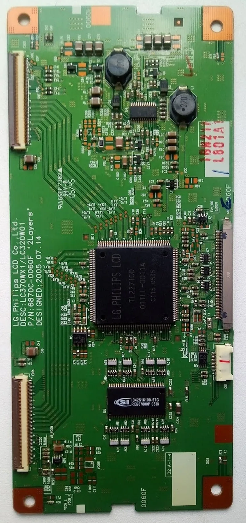 T-Con 6870C-0060F (LC370WX1/LC320W01) PHILIPS 37PF5320/10