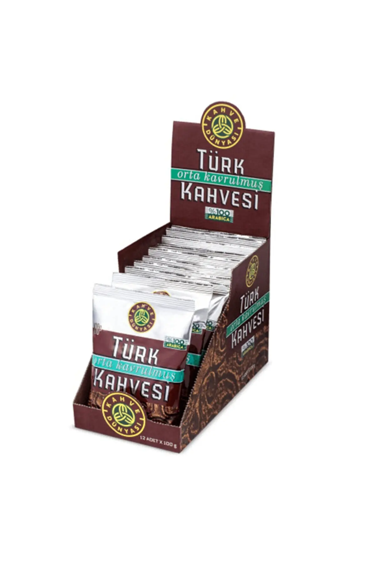 

Coffee World Medium Roasted Turkish coffee 100g-12'li 100 gx12