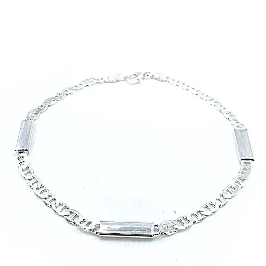 3 мм Твердый элегантный стильный Повседневный серебряный мужской браслет|Гибкие