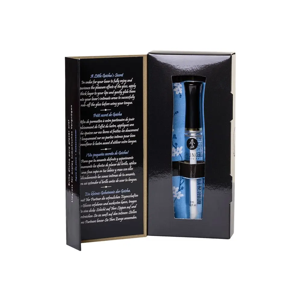 Блеск для губ Shunga Божественное удовольствие эффект тепла прохлады и покалывания