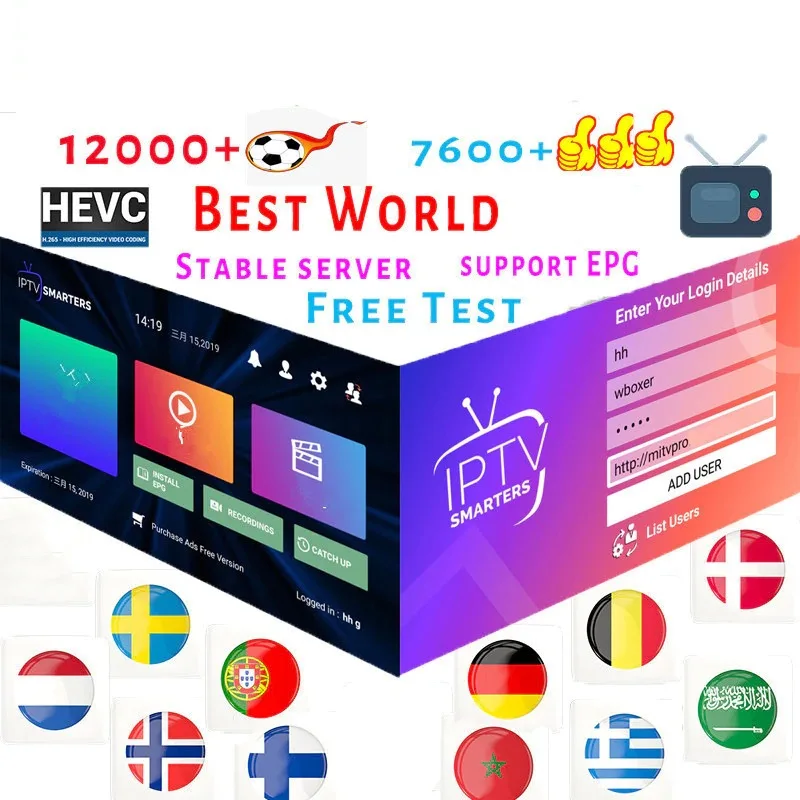 

X96 OTT Plus Smart tv PC M3u Mag France dutch Europe Canada Arabic Netherland Belgium Germany Norway Sweden Turkey m3u no box