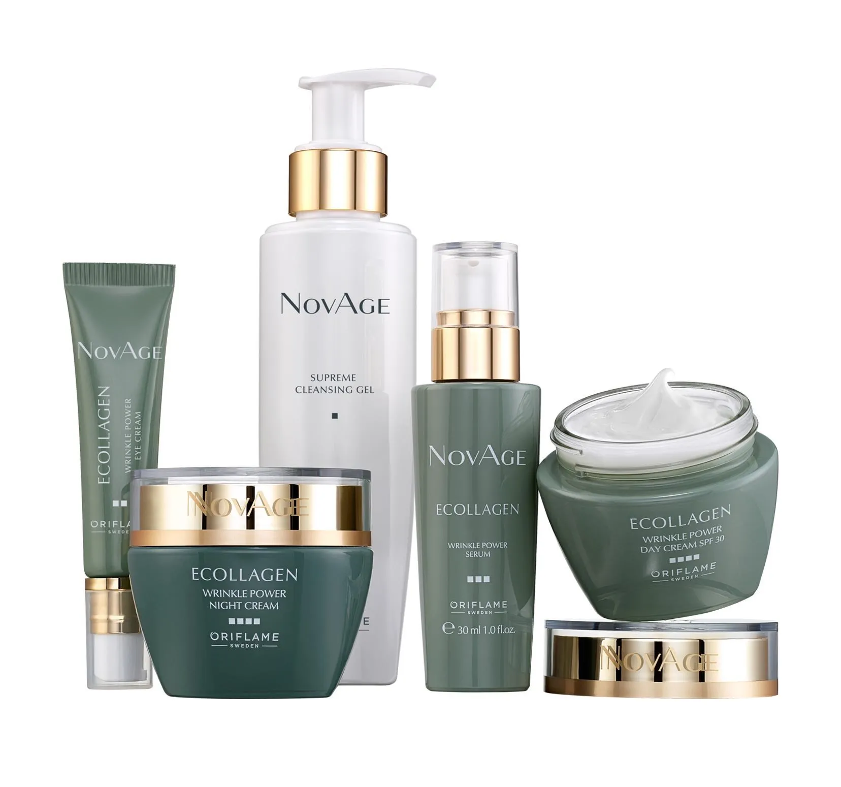 NOVAGE Ecollagen Wrinkle Power SET - instantly smoothes wrinkles by up to 49%, and helps boost collagen to correct wrinkles