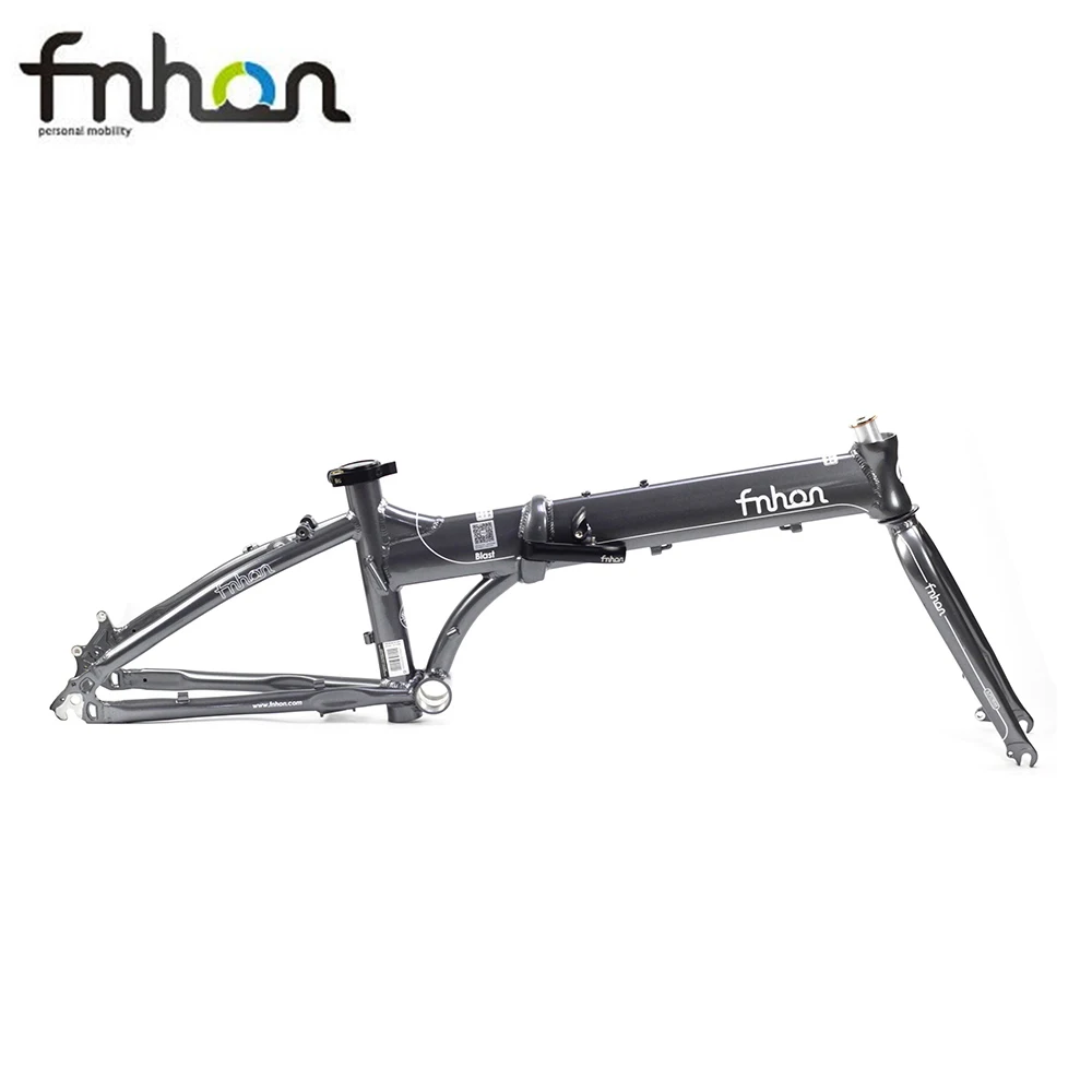Fnhon Blast Aluminum Folding Bike Frame Fork 20