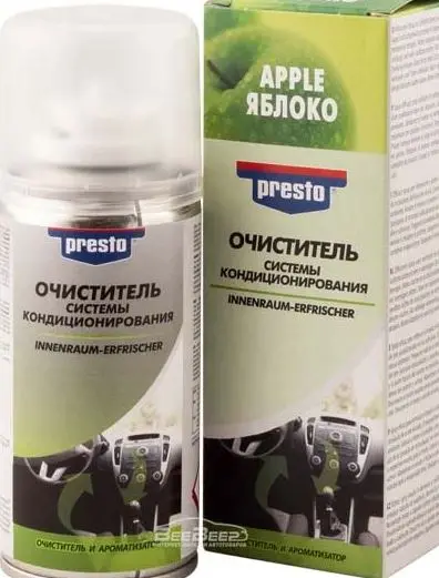 Cleaner air conditioner Presto 150 ml. Apple 217883 VAG item No. |