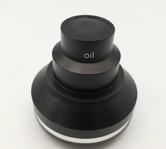 Научный бесконечный Биологический микроскоп Темный конденсатор-Масляный