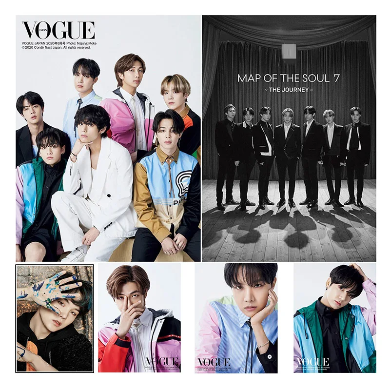 Kpop Bangtan Boys модный плакат идол Холст Картина настенное искусство картина комната